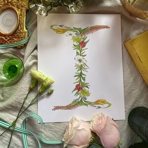 Hattie Darling - 8x10” Monogram Art Print - I